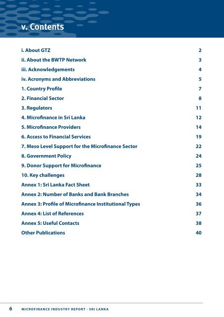 Microfinance Industry Report SRI LANKA - Microfinance in Sri Lanka