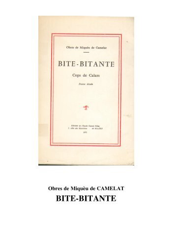 BITE-BITANTE