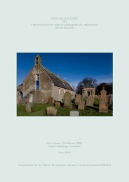 Extent of the Ecclesiastical Heritage in Scotland - HEACS - Historic ...