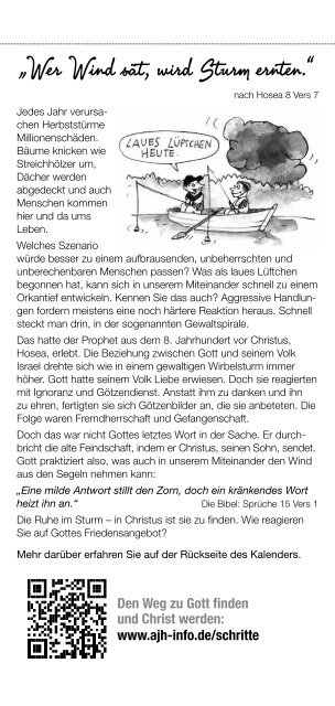 Evangelistischer Verteilkalener Spruchreif 2016