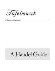 A Handel Guide - Tafelmusik