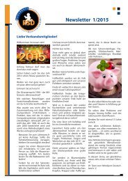 Newsletter 1/2015