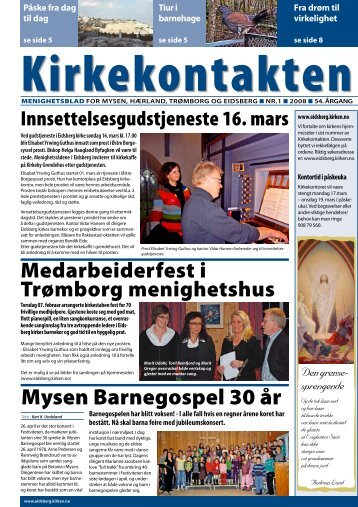 Kirkekontakten nr 1 - Eidsberg - Mysen