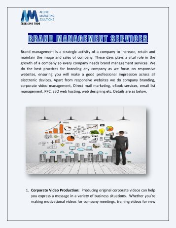Brand Management Services | Allurebusiness.com 