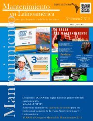 Revista mantenimiento en Latinoamerica Mayo 2015