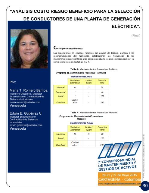 Revista mantenimiento en Latinoamerica Mayo 2015