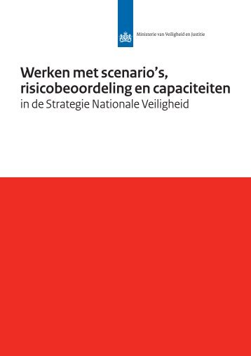 Werken met scenario's, risicobeoordeling en capaciteiten 2013