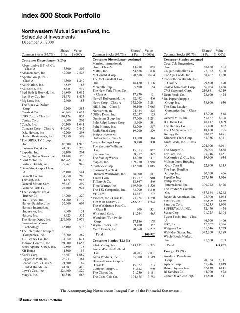 Annual Reports - Northwestern Mutual