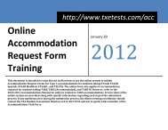 Online Accommodation Request Form Training