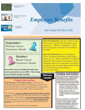 Employee Benefits - San Felipe Del Rio CISD