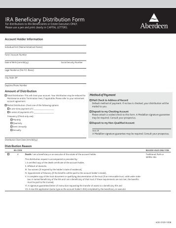 Indemnity of the Canada RSP Beneficiary Form and Guidelines