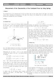 Measurement of the Characteristics of the Centripetal Force by ...