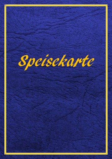 Speisekarte