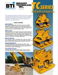 TC Series Hydraulic Compactor - Creighton Rock Drill Ltd.