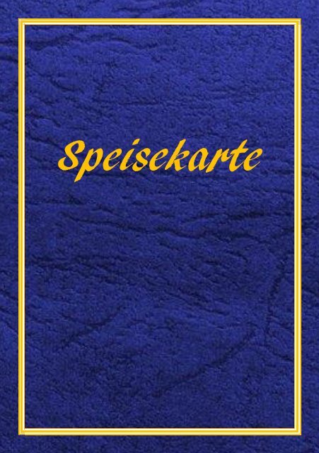 Speisekarte