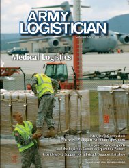 Medical Logistics - Army Logistics University - U.S. Army