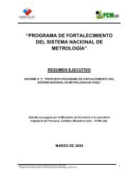 Resumen Ejecutivo de Informe sobre Propuestas - Metrologia