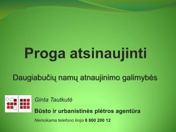 daugiabuÄiÅ³ namÅ³ atnaujinimo (modernizavimo)