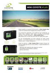 Fiche produit Mini Coyote PLus - Roady