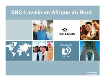 SNC-Lavalin en Afrique du Nord