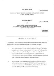 Affidavit of Vincent Kenny - Dialogue Ireland