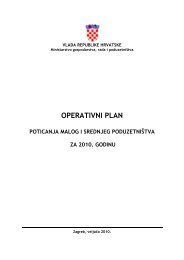 OPERATIVNI PLAN - Vlada Republike Hrvatske