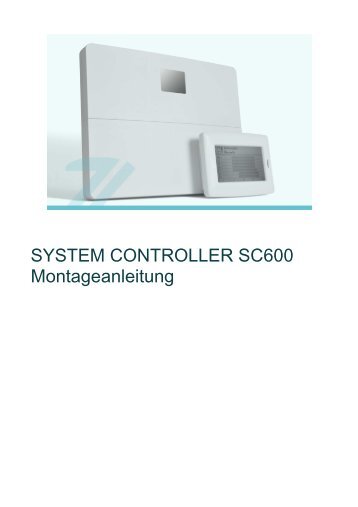 SYSTEM CONTROLLER SC600 Montageanleitung - Prozeda