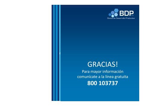 Educación Financiera - Banco de Desarrollo Productivo