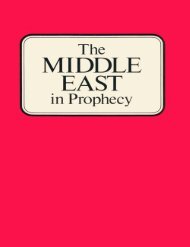 The Middle East in Prophecy PDF - Church of God Faithful Flock