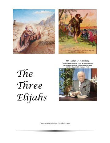 The Three Elijahs PDF - Church of God Faithful Flock