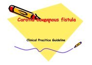 Carotid cavernous fistula