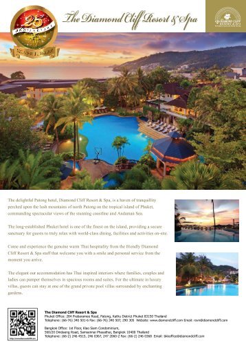 download hotel information (pdf) - Diamond Cliff Resort & Spa