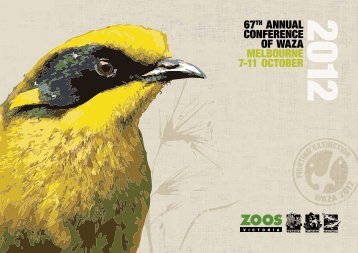 Download WAZA 2012 Conference Progam - Zoos Victoria