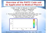 Overview of the PHITS Code and its Application to Medical Physics