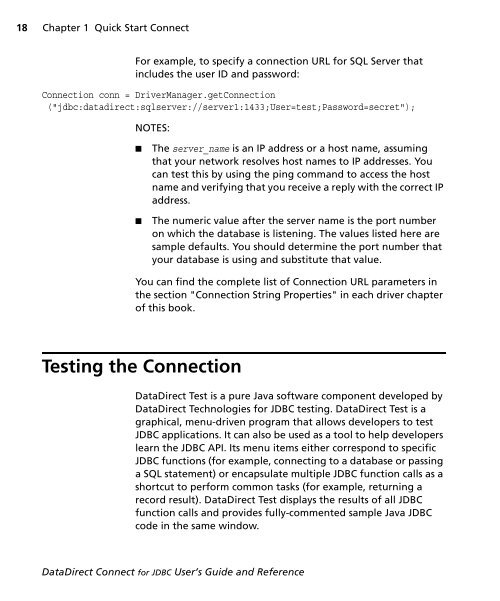 DataDirect Connect for JDBC User's Guide and ... - Stylus Studio