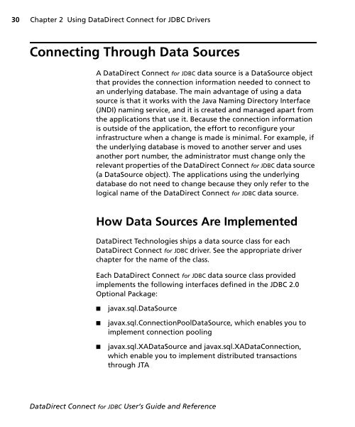 DataDirect Connect for JDBC User's Guide and ... - Stylus Studio