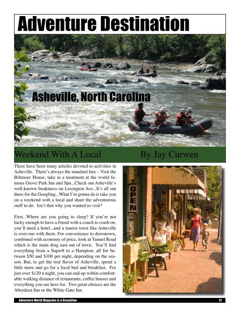 view issue - Adventure World Magazine