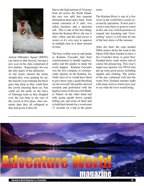 view issue - Adventure World Magazine