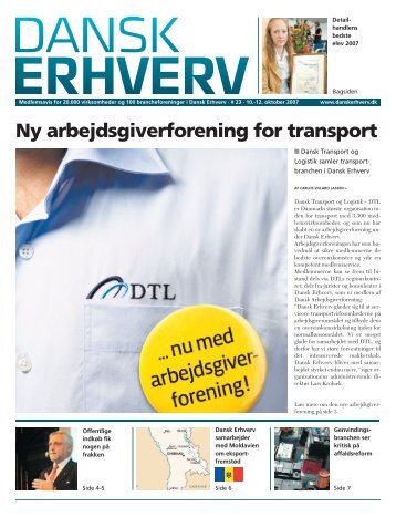 Ny arbejdsgiverforening for transport - Dansk Erhverv - Billedgalleri