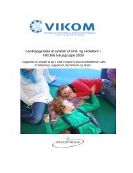 Landsopgørelse af antallet af små- og skolebørn i VIKOMs fokusgruppe 2009 | VIKOM