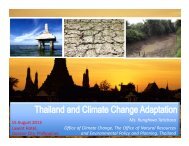 Thailand and Climate Change Adaptation - Asia Pacific Adaptation ...