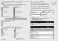 HESA data collection form - Strode College