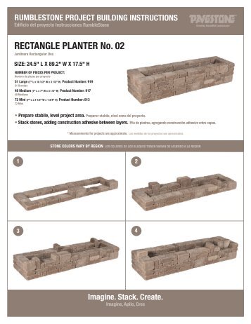 RECTANGLE PLANTER No. 02 - Pavestone