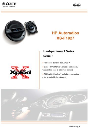 HP Autoradios XS-F1027 - Roady