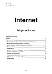 Internet FrÃ¥gor och svar - BestOnline.SE