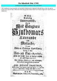 En läkarbok från 1765 - SM5IQ