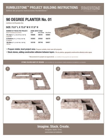 90 DEGREE PLANTER No. 01 - Pavestone