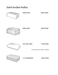 Solid Surface Profiles - LE Smith