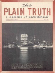 Plain Truth 1963 (Vol XXVIII No 05) May - And He said to them, 