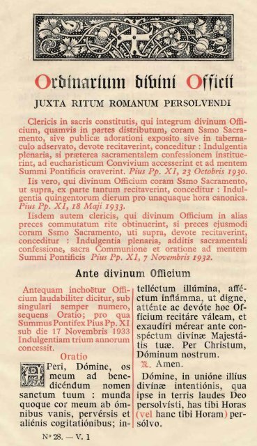 2. ordinarium divini officii - Essan.org